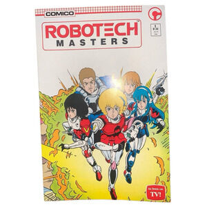 Robotech Masters #1 Comico Comics Copper Age VF 1985 As Seen on TV! B-187